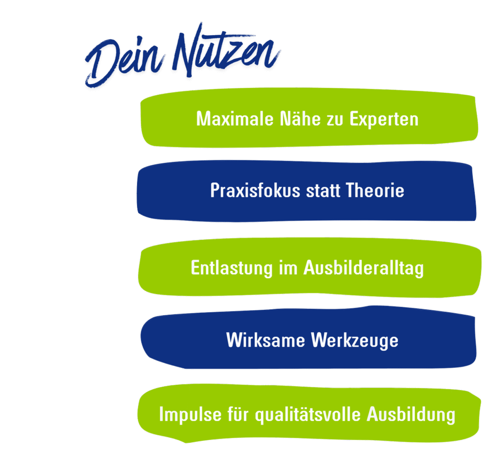 AusbilderPowerTage BizTrain4U Nutzen für Ausbilder