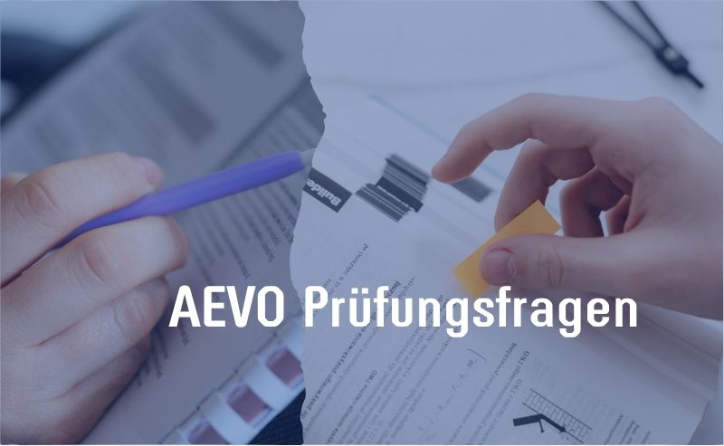 Verschiedene Prüfungsfragen der AEVO Prüfung